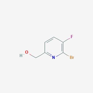 molecular formula C6H5BrFNO B3224219 (6-Bromo-5-fluoropyridin-2-yl)methanol CAS No. 1227599-50-9