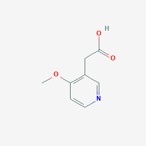 molecular formula C8H9NO3 B3224235 2-(4-Methoxypyridin-3-yl)acetic acid CAS No. 1227607-90-0