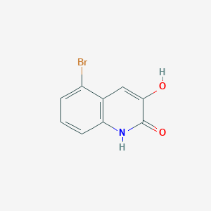 molecular formula C9H6BrNO2 B3224245 5-Bromo-3-hydroxyquinolin-2(1H)-one CAS No. 1228007-92-8