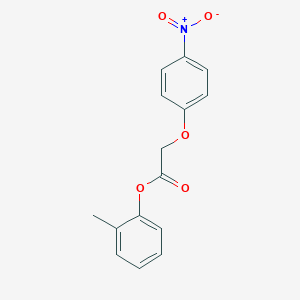 molecular formula C15H13NO5 B322427 2-Methylphenyl (4-nitrophenoxy)acetate 