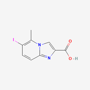 6-Iodo-5-methylimidazo[1,2-a]pyridine-2-carboxylic acid