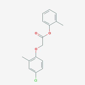 molecular formula C16H15ClO3 B322430 2-Methylphenyl (4-chloro-2-methylphenoxy)acetate 