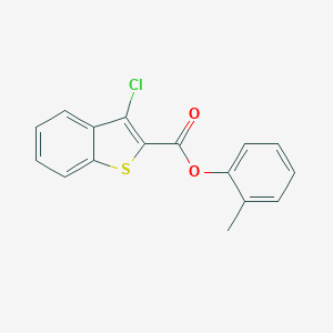 molecular formula C16H11ClO2S B322432 2-Methylphenyl 3-chloro-1-benzothiophene-2-carboxylate 