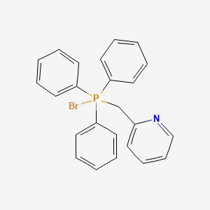 molecular formula C24H21BrNP B3224333 2-[(Bromotriphenylphosphoranyl)methyl]pyridine CAS No. 1228757-38-7