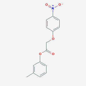 molecular formula C15H13NO5 B322434 3-Methylphenyl (4-nitrophenoxy)acetate 