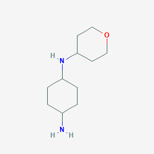 1,4-Cyclohexanediamine, N1-(tetrahydro-2H-pyran-4-yl)-, trans-