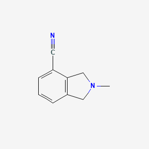 1H-Isoindole-4-carbonitrile, 2,3-dihydro-2-methyl-