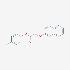 molecular formula C19H16O3 B322441 4-Methylphenyl (2-naphthyloxy)acetate 
