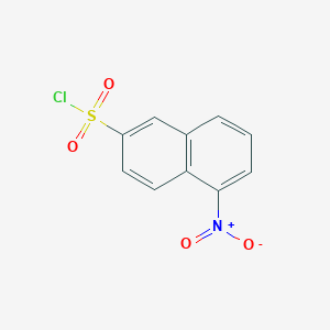 molecular formula C10H6ClNO4S B3224415 5-Nitronaphthalene-2-sulfonyl chloride CAS No. 123091-55-4