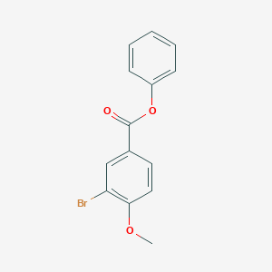 molecular formula C14H11BrO3 B322444 Phenyl 3-bromo-4-methoxybenzoate 