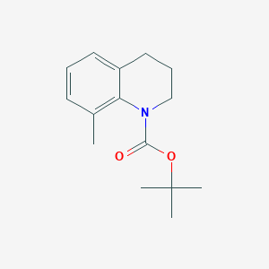 molecular formula C15H21NO2 B3224528 tert-Butyl 8-methyl-3,4-dihydroquinoline-1(2H)-carboxylate CAS No. 123387-75-7