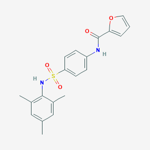 molecular formula C20H20N2O4S B322472 N-{4-[(mesitylamino)sulfonyl]phenyl}-2-furamide 