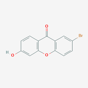 molecular formula C13H7BrO3 B3224755 9H-Xanthen-9-one, 2-bromo-6-hydroxy- CAS No. 123730-75-6