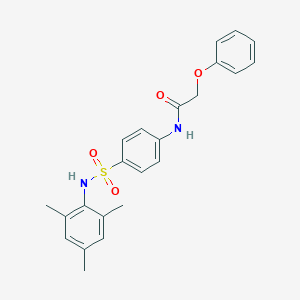 molecular formula C23H24N2O4S B322478 N-{4-[(mesitylamino)sulfonyl]phenyl}-2-phenoxyacetamide 