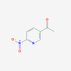 molecular formula C7H6N2O3 B3224788 1-(6-Nitropyridin-3-yl)ethanone CAS No. 1239719-61-9