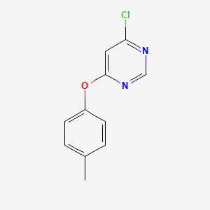 molecular formula C11H9ClN2O B3224809 4-(p-tolyloxy)-6-chloropyriMidine CAS No. 124040-99-9