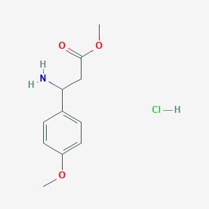 Methyl 3-amino-3-(4-methoxyphenyl)propanoate hydrochloride