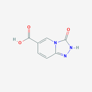 molecular formula C7H5N3O3 B3224886 3-oxo-2H,3H-[1,2,4]triazolo[4,3-a]pyridine-6-carboxylic acid CAS No. 1241828-07-8