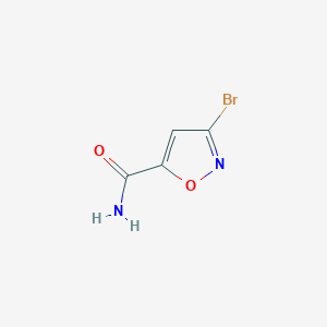 molecular formula C4H3BrN2O2 B3224888 3-Bromoisoxazole-5-carboxamide CAS No. 1241897-93-7