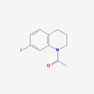 molecular formula C11H12INO B3224894 1-(7-碘-3,4-二氢-2H-喹啉-1-基)-乙酮 CAS No. 1241912-47-9
