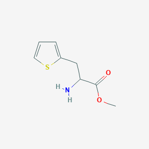 molecular formula C8H11NO2S B3224910 Methyl 2-amino-3-thiophen-2-ylpropanoate CAS No. 124234-45-3