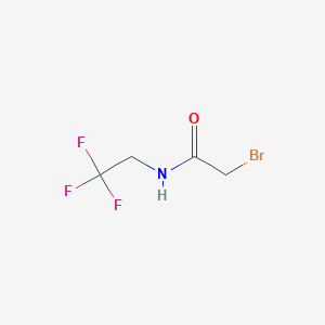 molecular formula C4H5BrF3NO B3224935 2-bromo-N-(2,2,2-trifluoroethyl)acetamide CAS No. 124300-00-1