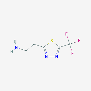 2-[5-(Trifluoromethyl)-1,3,4-thiadiazol-2-YL]ethanamine