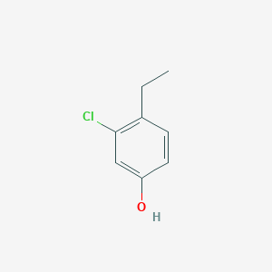 molecular formula C8H9ClO B3224977 3-Chloro-4-ethylphenol CAS No. 1243290-06-3
