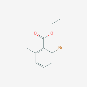 molecular formula C10H11BrO2 B3225004 2-溴-6-甲基苯甲酸乙酯 CAS No. 1243389-08-3