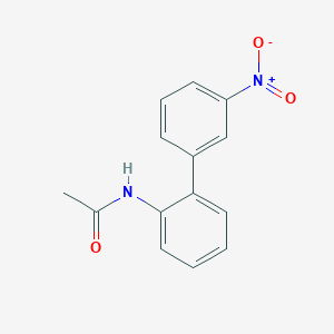molecular formula C14H12N2O3 B3225016 N-(3'-nitro[1,1'-biphenyl]-2-yl)-acetamide CAS No. 1243989-49-2