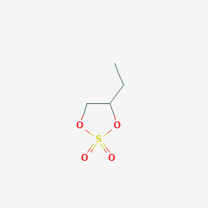 molecular formula C4H8O4S B3225061 1,3,2-Dioxathiolane, 4-ethyl-, 2,2-dioxide CAS No. 124535-97-3