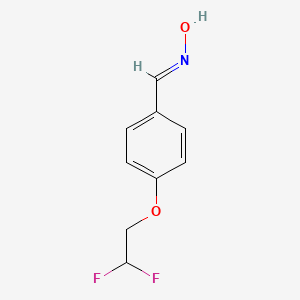 molecular formula C9H9F2NO2 B3225148 [4-(2,2-Difluoroethoxy)phenyl](hydroxyimino)methane CAS No. 1245782-77-7