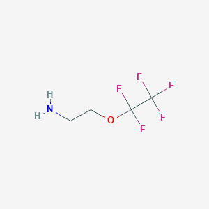 molecular formula C4H6F5NO B3225198 2-Pentafluoroethyloxy-ethylamine hydrochloride CAS No. 1246466-32-9