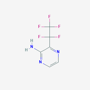 3-Pentafluoroethyl-pyrazin-2-ylamine