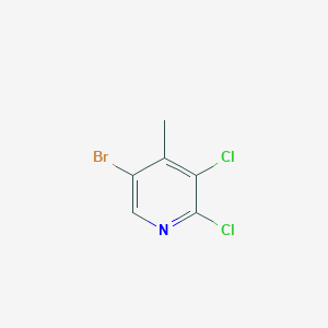 molecular formula C6H4BrCl2N B3225221 5-Bromo-2,3-Dichloro-4-methylpyridine CAS No. 1246647-17-5