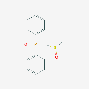 molecular formula C14H15O2PS B3225228 ((甲基亚磺酰基)甲基)二苯基膦氧化物 CAS No. 124666-22-4