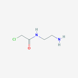 molecular formula C4H9ClN2O B3225307 N-(2-aminoethyl)-2-chloroacetamide CAS No. 1247428-43-8