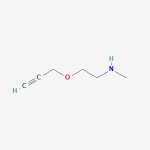 molecular formula C6H11NO B3225341 Methyl[2-(prop-2-yn-1-yloxy)ethyl]amine CAS No. 1247750-61-3