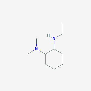 molecular formula C10H22N2 B3225361 N-Ethyl-N',N'-dimethyl-cyclohexane-1,2-diamine CAS No. 1248276-86-9