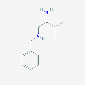 molecular formula C12H20N2 B3225368 (2-Amino-3-methylbutyl)(benzyl)amine CAS No. 1248288-06-3