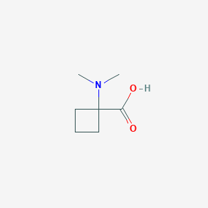 molecular formula C7H13NO2 B3225374 1-(Dimethylamino)cyclobutane-1-carboxylic acid CAS No. 1248314-84-2