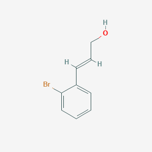 molecular formula C9H9BrO B3225389 (E)-3-(2-Bromophenyl)prop-2-EN-1-OL CAS No. 124854-94-0