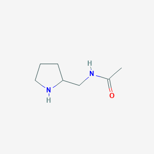 molecular formula C7H14N2O B3225474 N-Pyrrolidin-2-ylmethyl-acetamide CAS No. 1249159-54-3