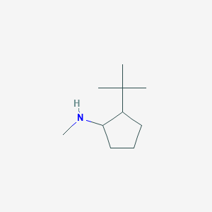molecular formula C10H21N B3225478 2-tert-butyl-N-methylcyclopentan-1-amine CAS No. 1249204-04-3