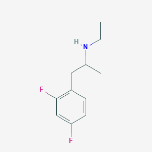 molecular formula C11H15F2N B3225485 1-(2,4-difluorophenyl)-N-ethylpropan-2-amine CAS No. 1249226-76-3