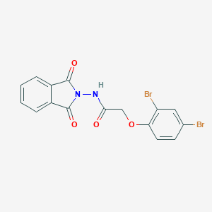 molecular formula C16H10Br2N2O4 B322550 2-(2,4-dibromophenoxy)-N-(1,3-dioxo-1,3-dihydro-2H-isoindol-2-yl)acetamide 