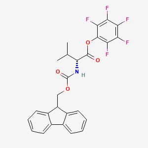 molecular formula C26H20F5NO4 B3225593 Fmoc-d-val-opfp CAS No. 125043-10-9