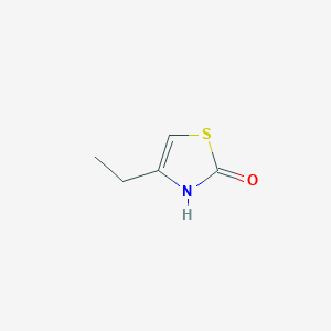molecular formula C5H7NOS B3225636 4-Ethyl-2,3-dihydro-1,3-thiazol-2-one CAS No. 1250781-53-3