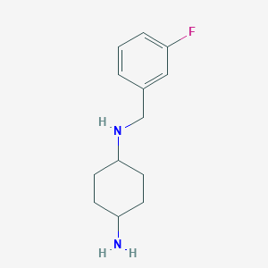 B3225649 N-(3-Fluoro-benzyl)-cyclohexane-1,4-diamine CAS No. 1250888-09-5