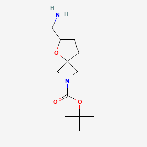 Tert-butyl 6-(aminomethyl)-5-oxa-2-azaspiro[3.4]octane-2-carboxylate